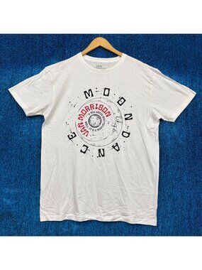 Van Morrison Moondance Rock White T-Shirt Size Extra Large